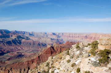 Fototapeta na wymiar Grand Canyon senic views