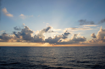 Sunset in the Gulf of Mexico