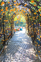 Flower gate and Wedding decoration door. 