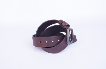 belt or belt for men on background.
