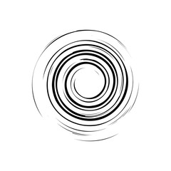 Abstract circle splash vector illustration