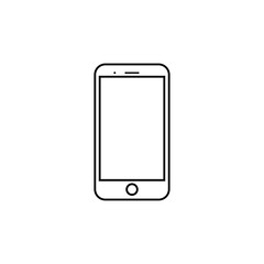 Mobile phone vector icon