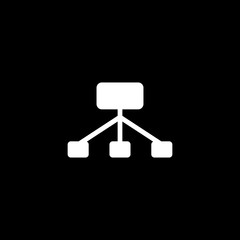 Sitemap vector icon