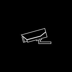 security camera vector icon