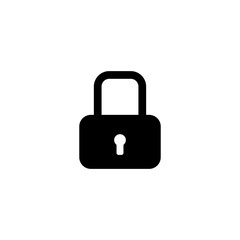 Lock icon vector