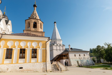 Ensemble of the Starytsky Svyato-Uspensky Monastery in city Staritsa, Tver region