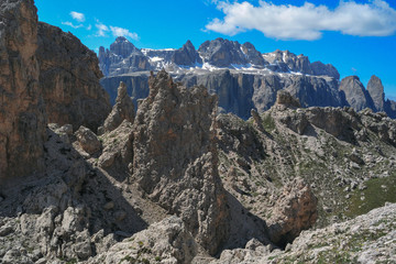 Italy Dolomites nature park Puez-Odles