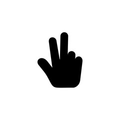 gesture hand icon peace symbol vector icon