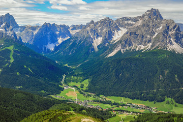 Fototapeta na wymiar Italy Trentino Dolomites sesto