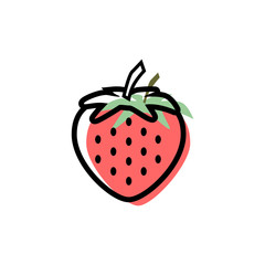 Strawberry vector icon