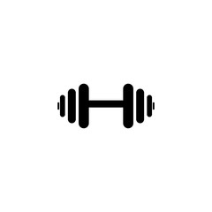 Dumbbell vector icon