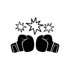 boxing sports vector icon