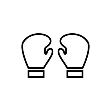 boxing sports vector icon