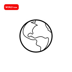 Earth icon. World icon vector
