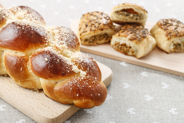 Loaf of sweet bread