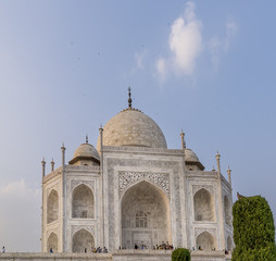 Fototapeta na wymiar Detail of the Taj Mahal, Agra, Uttar Pradesh, India
