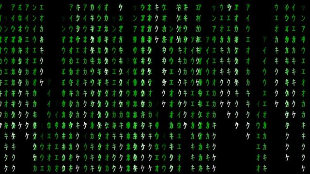 Matrix code background