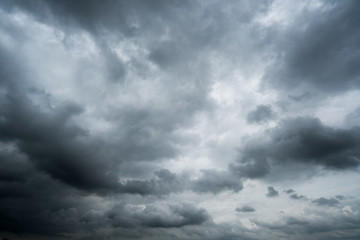 Obraz premium dark storm clouds with background,Dark clouds before a thunder-storm.