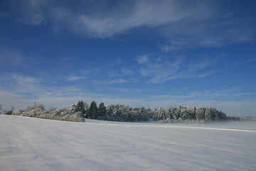 Fototapeta na wymiar Winter auf der Schwäbischen Alb