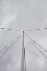suspension bridge in italy