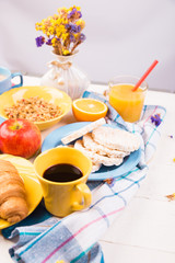 Healthy Breakfast. Various Assortment Set.