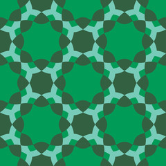 Fototapeta na wymiar GREEN ABSTRACT PATTERN Seamless abstract pattern on green background. This pattern can be used for fabric, background, print, wallpaper, curtain, tile and etc.
