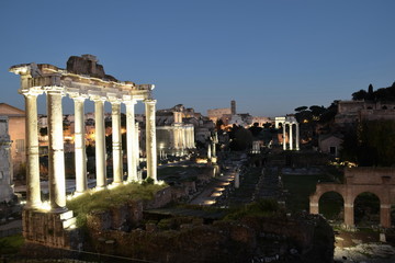 Fototapeta premium Forum Romanum w Rzymie, Włochy