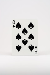 Playing card (white background)