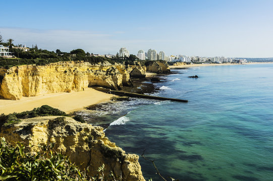 Portugal, Algarve, Coast near Porches