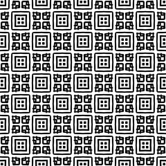 Black and White Seamless Ethnic Pattern. Vintage, Grunge, Abstract Tribal Background for Textile Design, Wallpaper, Surface Textures, Wrapping Paper