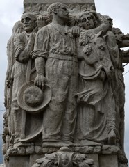 Monument aus Morts de Lacroix-sur-Meuse, Meuse, France