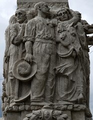Obraz premium Monument aus Morts de Lacroix-sur-Meuse, Meuse, France