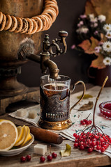Tea from Samovar