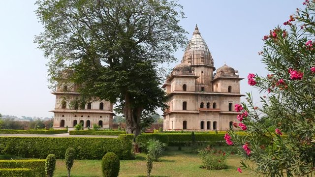 Cenotaphs at Orchha, Madhya Pradesh, famous travel destination in India