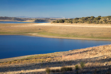 lake in Portugal Albufeira do Caia
