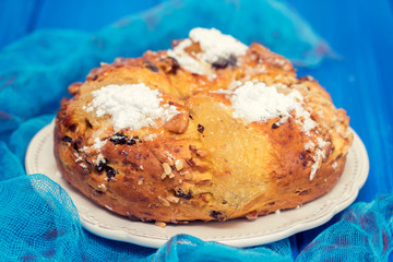 portuguese Christmas cake Bolo de rainha