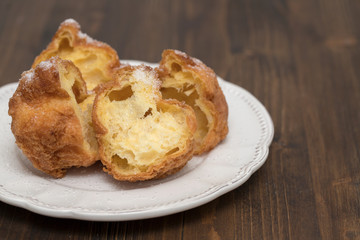 typical portuguese Christmas cookies on white dish