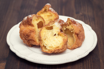 typical portuguese Christmas cookies on white dish
