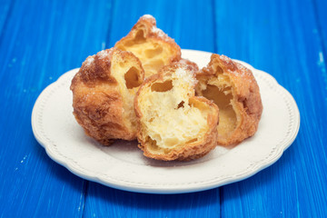 typical portuguese Christmas cookies on white dish