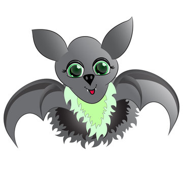  gray bat vector 