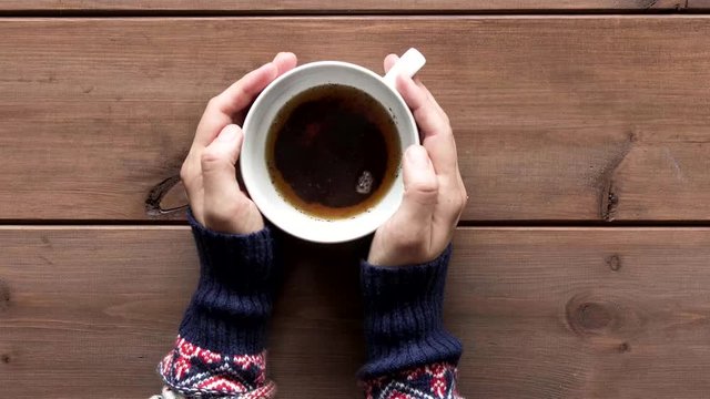 preparing winter tea, stop motion