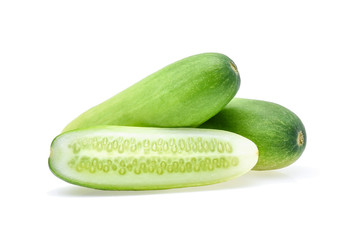 cucumber isolated on white background