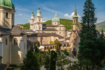 St. Peter's Cemetery in Salzburg, Austria which is one of the oldest and most beautiful cemeteries...