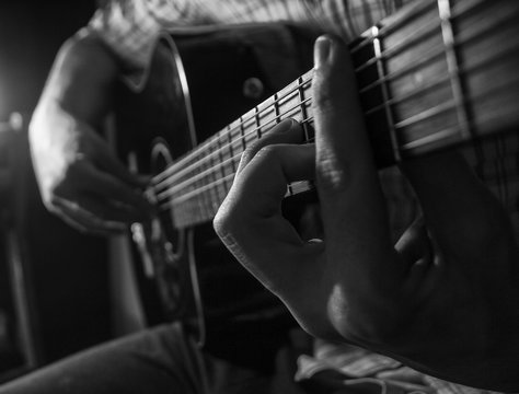 Man with guitar