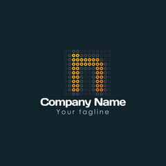 N LETTER LOGO TEMPLATE