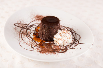 sweet chocolate pudding 
