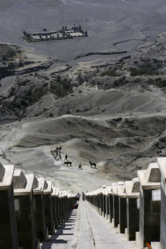 Indonesia, Java, Pura Luhur Poten, Hindu temple at Tegger Caldera