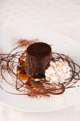 sweet chocolate pudding 