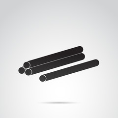 Pipe vector icon.