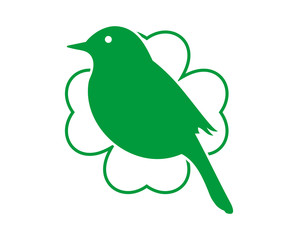 clover sparrow parakeets bird silhouette